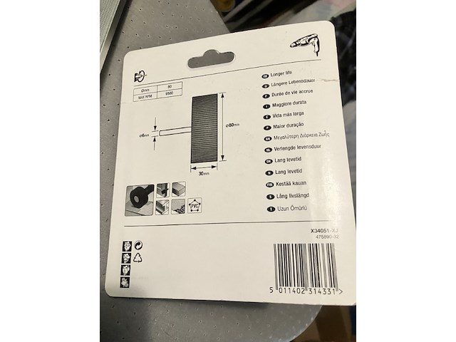 Piranha schuurwiel x34051 - afbeelding 7 van  7