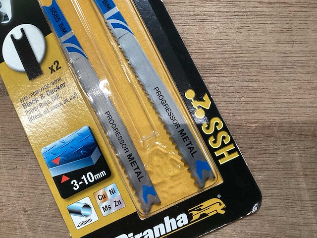 Piranha x22042 decoupeerzaagblad voor metaal, 2 pack (60x) - afbeelding 2 van  4