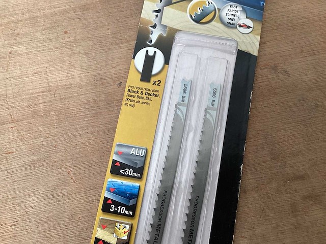 Piranha x26042 decoupeerzaagblad hout en metaal, 2 pack (91x) - afbeelding 2 van  5