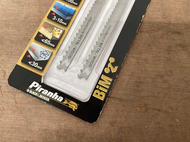Piranha x26042 decoupeerzaagblad hout en metaal, 2 pack (91x) - afbeelding 3 van  5