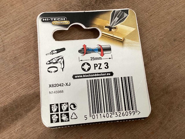 Piranha x62042 schroefbit pz3, 25mm, 2 pack (138x) - afbeelding 1 van  2