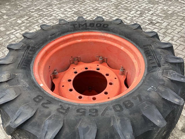 Pirelli mt 800 band, wiel en velg - afbeelding 4 van  7