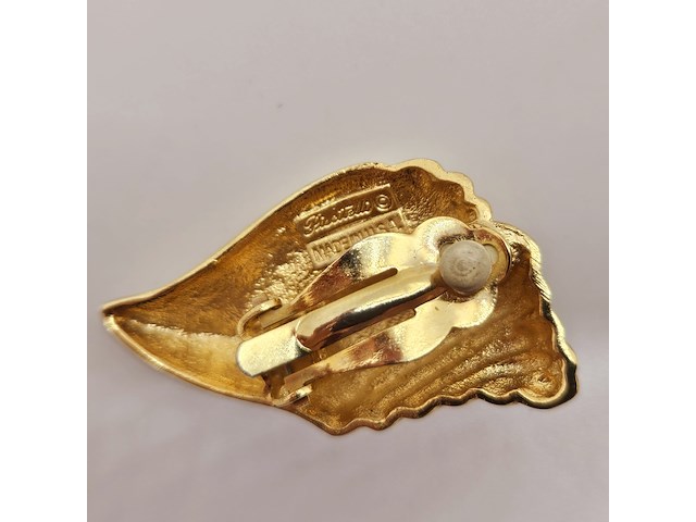 Piscitelli goldplated oorbellen - afbeelding 3 van  4