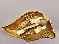 Piscitelli goldplated oorbellen - afbeelding 3 van  4