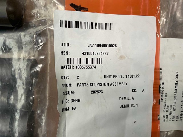 Piston assembly kit parts (2x) - afbeelding 4 van  4