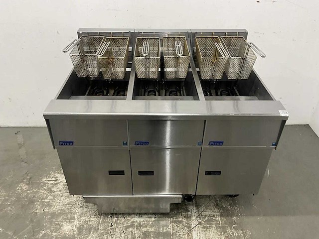 Pitco - se14 - mobiele 3-pans hr friteuse - afbeelding 10 van  25