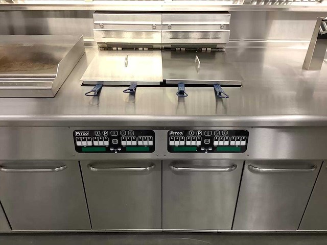 Pitco - selv14 / se14s - rvs frituur bakwand - afbeelding 3 van  14