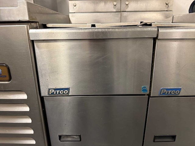 Pitco dubbele professionele gasfrituur - afbeelding 2 van  7