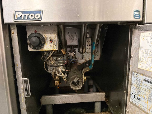 Pitco dubbele professionele gasfrituur - afbeelding 3 van  7