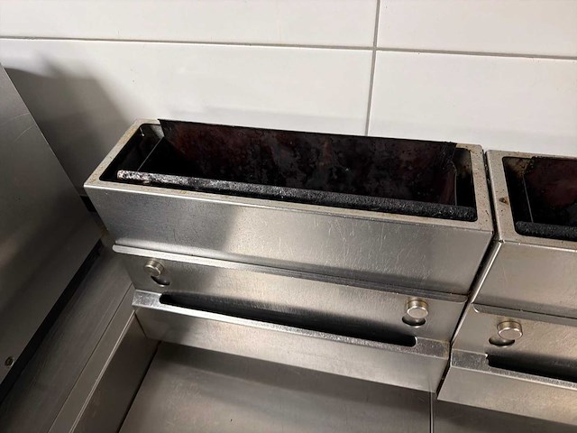 Pitco dubbele professionele gasfrituur - afbeelding 5 van  7