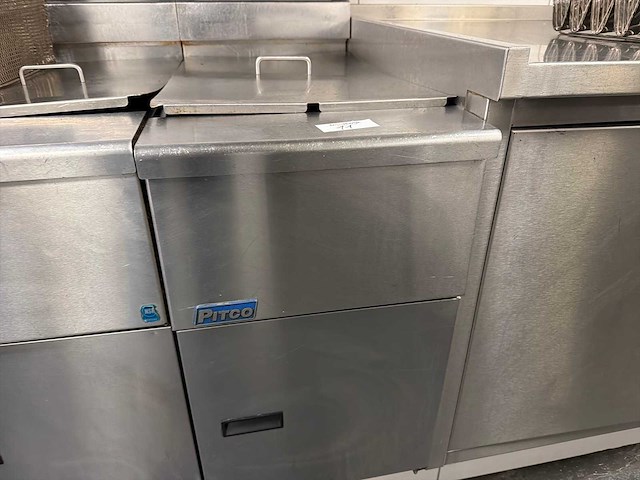 Pitco dubbele professionele gasfrituur - afbeelding 2 van  5