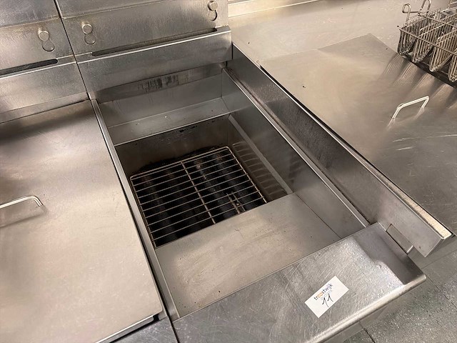 Pitco dubbele professionele gasfrituur - afbeelding 4 van  5