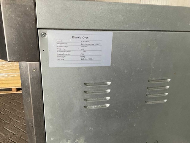 Pizza oven mge-2y-4b incl onderstel - afbeelding 2 van  2