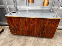 Pizza uitgiftebalie met warmhoudlampen - afbeelding 2 van  4