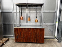 Pizza uitgiftebalie met warmhoudlampen - afbeelding 4 van  4