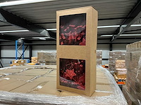 Pk stars on wire red- 4, 5, 7cm x100 (15600x) - afbeelding 1 van  4