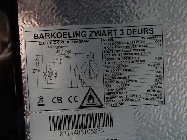 Pl-bb03hd-e - barkoeling - afbeelding 2 van  2
