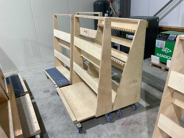 Plaat-magazijnwagen (4x) - afbeelding 1 van  4