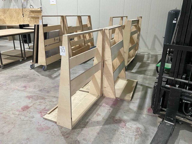 Plaat-magazijnwagen (4x) - afbeelding 2 van  4