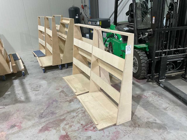 Plaat-magazijnwagen (4x) - afbeelding 3 van  4