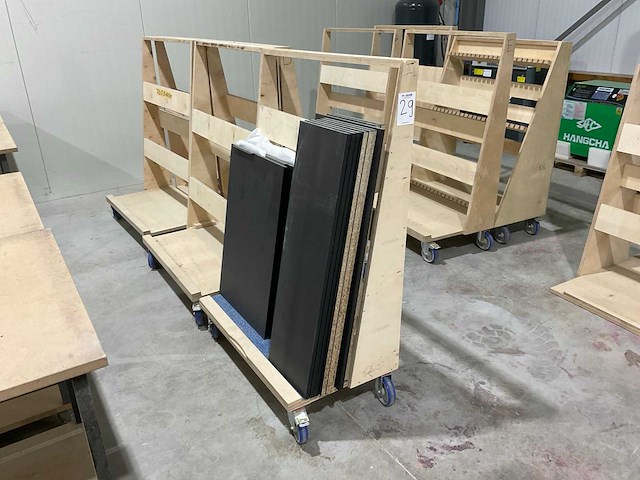 Plaat-magazijnwagen (5x) - afbeelding 2 van  4