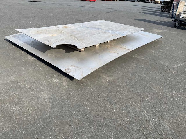 Plaat rvs (2x) - afbeelding 1 van  9
