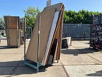 Plaatmateriaal op juk
