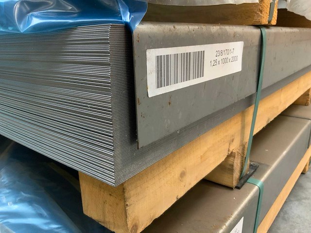 Plaatstaal 2000x1000x1,25mm (100x) - afbeelding 3 van  3