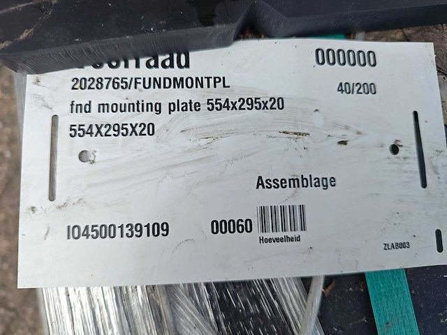 Plaatstaal montageplaten (40x) - afbeelding 6 van  8