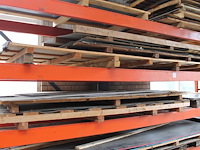 Plaatwerk in stelling 352 w.o. geperforeerde plaat, rvs 316, alu rijstekorrelplaat en incoloy. let op: incl... - afbeelding 3 van  5