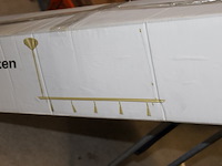 Pladfond lamp zie foto gold lange doos - afbeelding 1 van  7