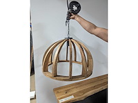 Plafondlamp mangohout - afbeelding 2 van  2