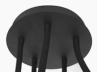 Plafondlamp met glas en led, steinhauer, turound 3375zw, zwart, 2026 - afbeelding 5 van  5