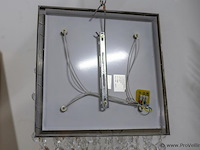Plafondlamp met heldere kristallen bollen - afbeelding 3 van  4