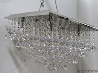 Plafondlamp met heldere kristallen bollen - afbeelding 4 van  4