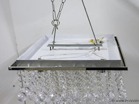 Plafondlamp met heldere kristallen bollen - afbeelding 4 van  4