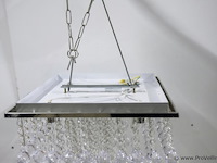 Plafondlamp met heldere kristallen bollen - afbeelding 4 van  4
