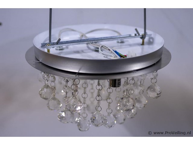 Plafondlamp met kristalachtige bollen - 2 stuks - afbeelding 3 van  4