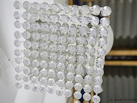Plafondlamp met kristalachtige hangers - afbeelding 3 van  4