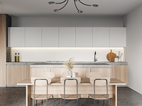 Plafondlamp turound steinhauer, 3376zw, zwart smoke, nieuw in doos - afbeelding 1 van  5