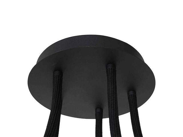 Plafondlamp turound steinhauer, 3376zw, zwart smoke, nieuw in doos - afbeelding 3 van  5