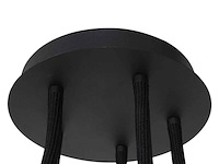 Plafondlamp turound steinhauer, 3376zw, zwart smoke, nieuw in doos - afbeelding 3 van  5