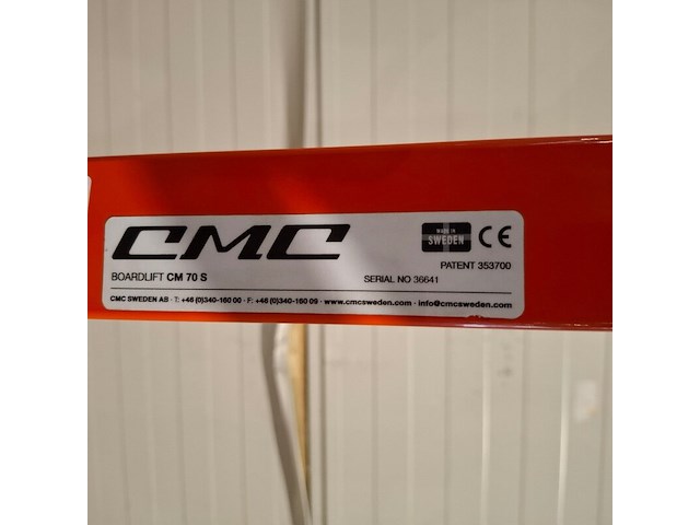 Plafondplatenlift - 3,4m, cmc sweden, cm70s, 2024 - afbeelding 3 van  6