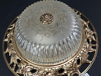 Plafonniere koper met kristal - afbeelding 3 van  5