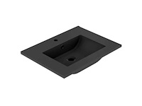 Plan ceram 60cm 1 vasque noir - wastafel (3x) - afbeelding 1 van  6