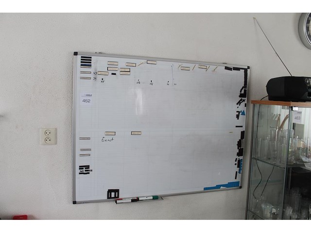 Planboard met afmeting 120 x 90 cm. - afbeelding 1 van  1