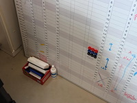 Planbord afm. 120 x 90 cm. - afbeelding 2 van  2
