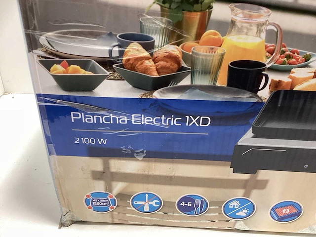 Plancha electric 1xd elektrische barbecue - afbeelding 5 van  5