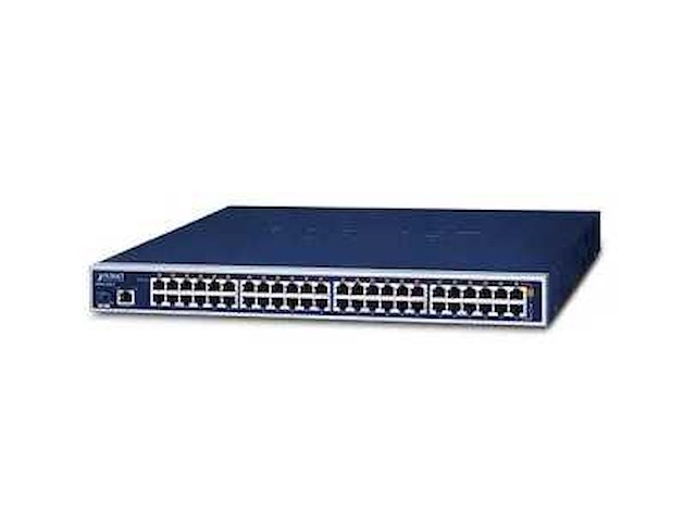Planet 24-port gigabit ieee 802.3at poe+ managed injector hub switch - afbeelding 1 van  3