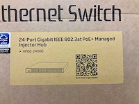Planet 24-port gigabit ieee 802.3at poe+ managed injector hub switch - afbeelding 3 van  3